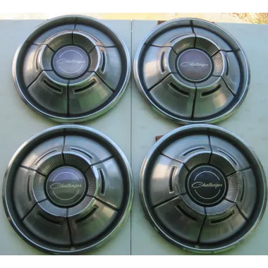 Vintage Challenger Hubcaps