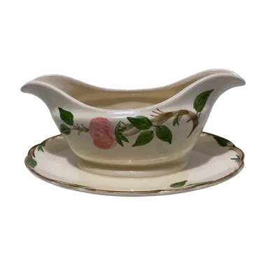Vintage 1960s Franciscan Desert Rose Gravy Boat