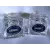 Elegant Vintage Crystal Salt Pepper Shakers Hand Cut Japan