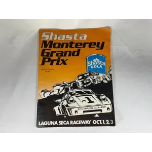 1976 Leguna Seca Shasta Montery Grand Prix Program
